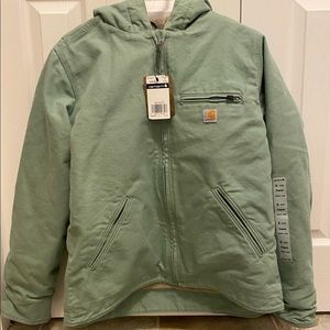 Women’s Carhartt Coat - L (12-14) - Rare Bay Green Color